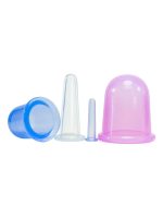 Kit de 4 ventouses en silicone pour la cellulite visage & Corps