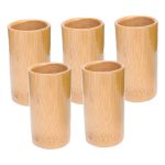 Kit de ventouses en bambou 5 pièces