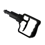 Petit pistolet noir d’aspiration ventouses à valve