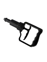 Petit pistolet noir d’aspiration ventouses à valve